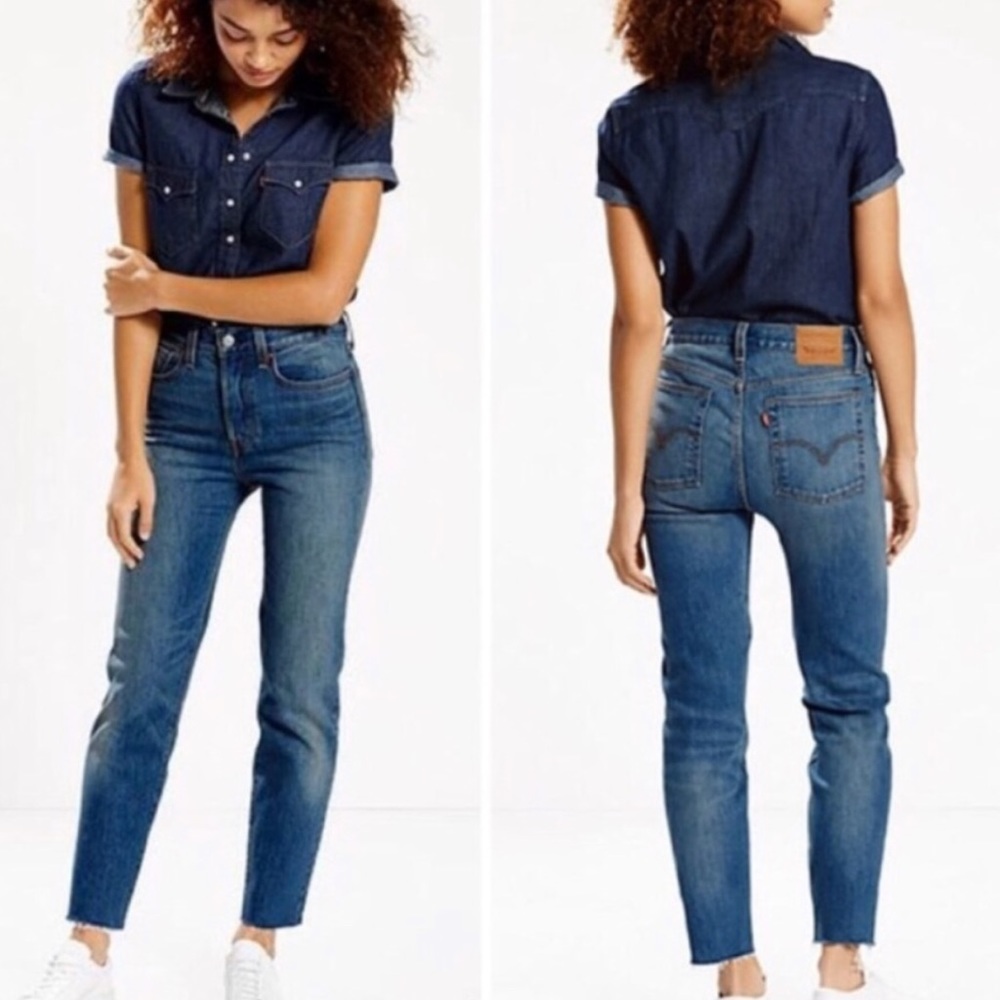 Levi’s White Oak Cone Denim Wedgie Jeans